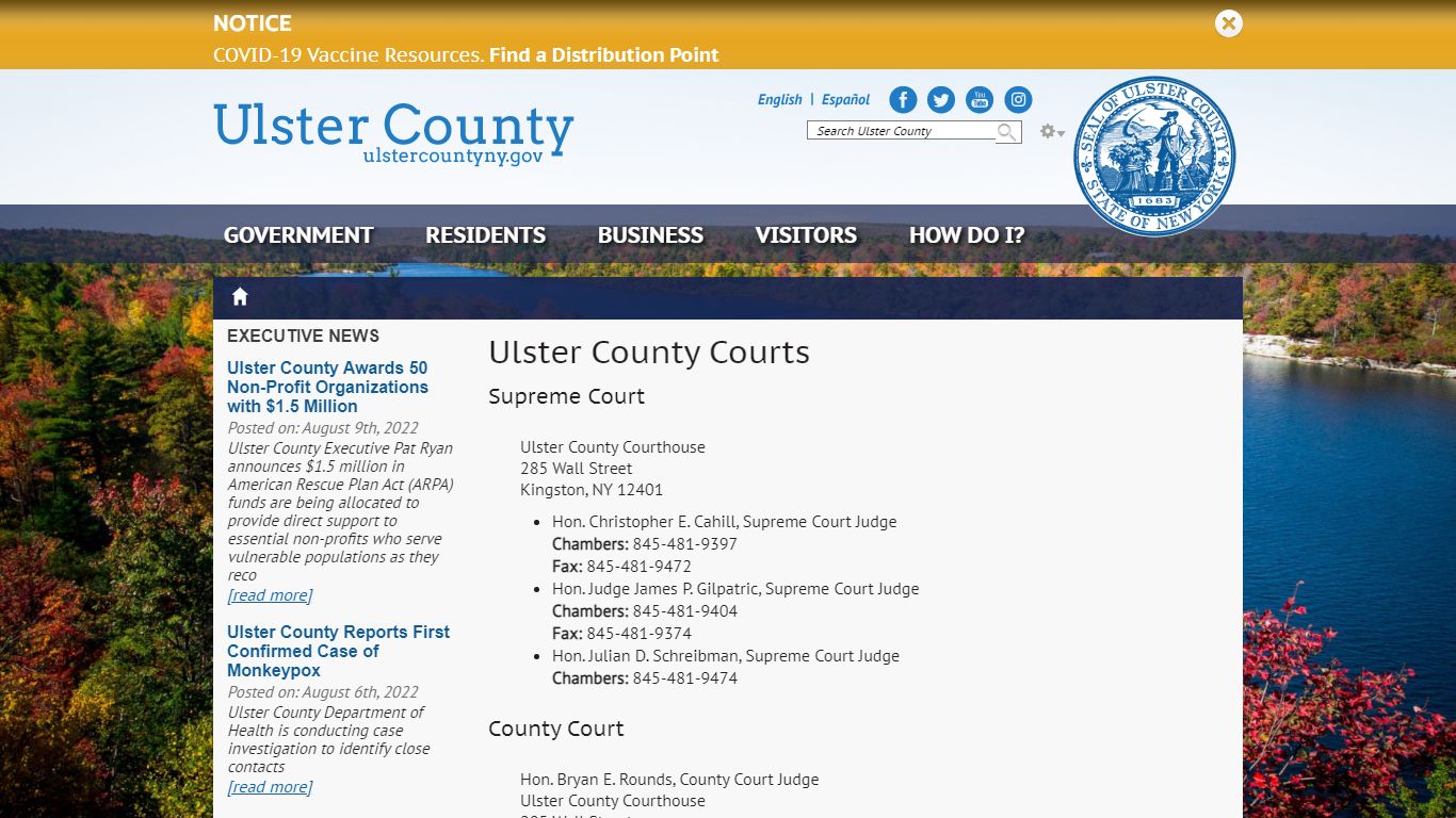 Ulster County Courts | Ulster County